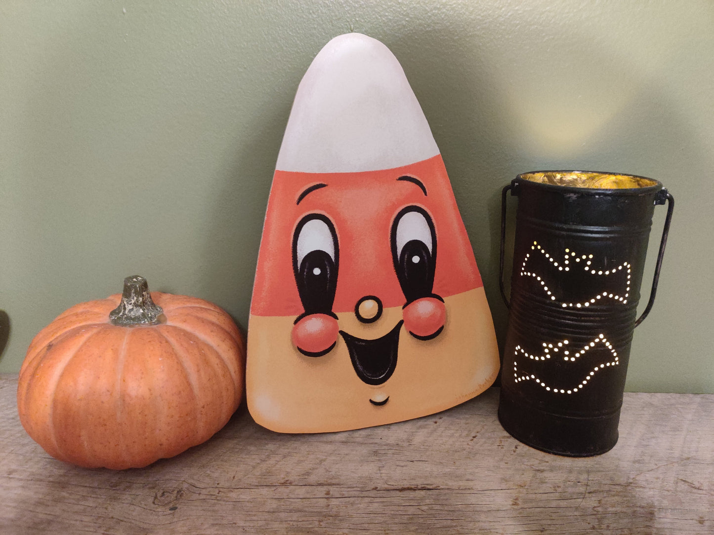 Candy Corn Johanna Parker Halloween Wood Cutout-The Sawmill Shop