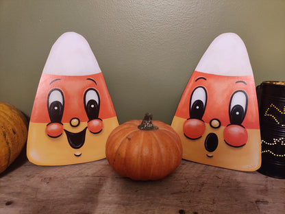 Candy Corn Johanna Parker Halloween Wood Cutout-The Sawmill Shop