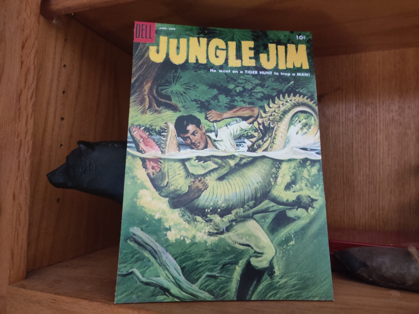 Dell Jungle Jim Comics Wood Plaque-The Sawmill Shop