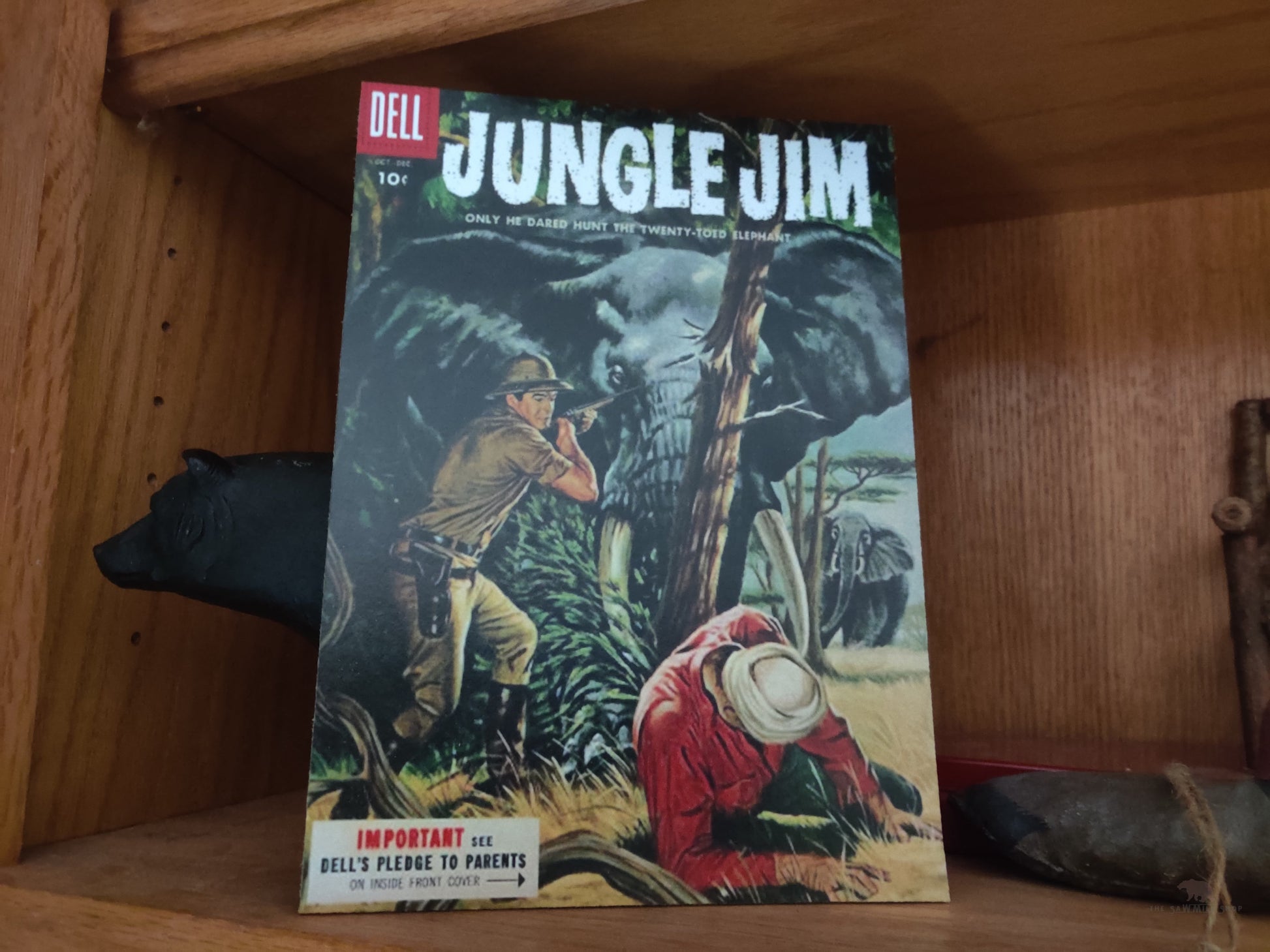 Dell Jungle Jim Comics Wood Plaque-The Sawmill Shop