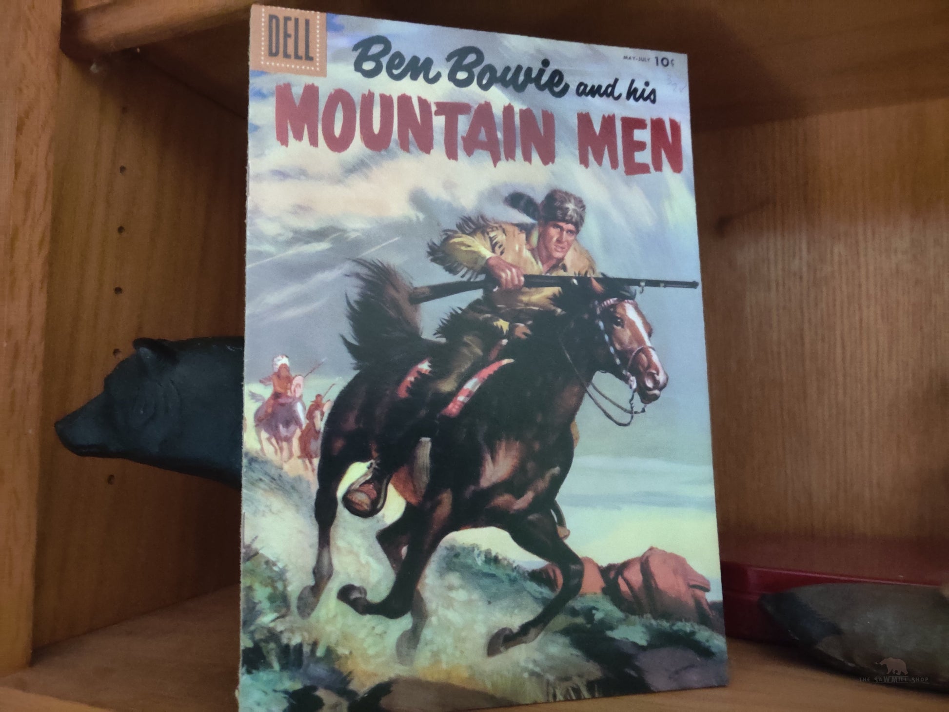 Dell Mountain Men Comics Wood Plaque-The Sawmill Shop