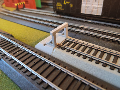 HO Scale Buffers Endstop for Bachmann EZ Track