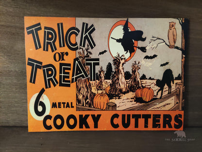 Retro Halloween Plaque Wood Cutouts-The Sawmill Shop