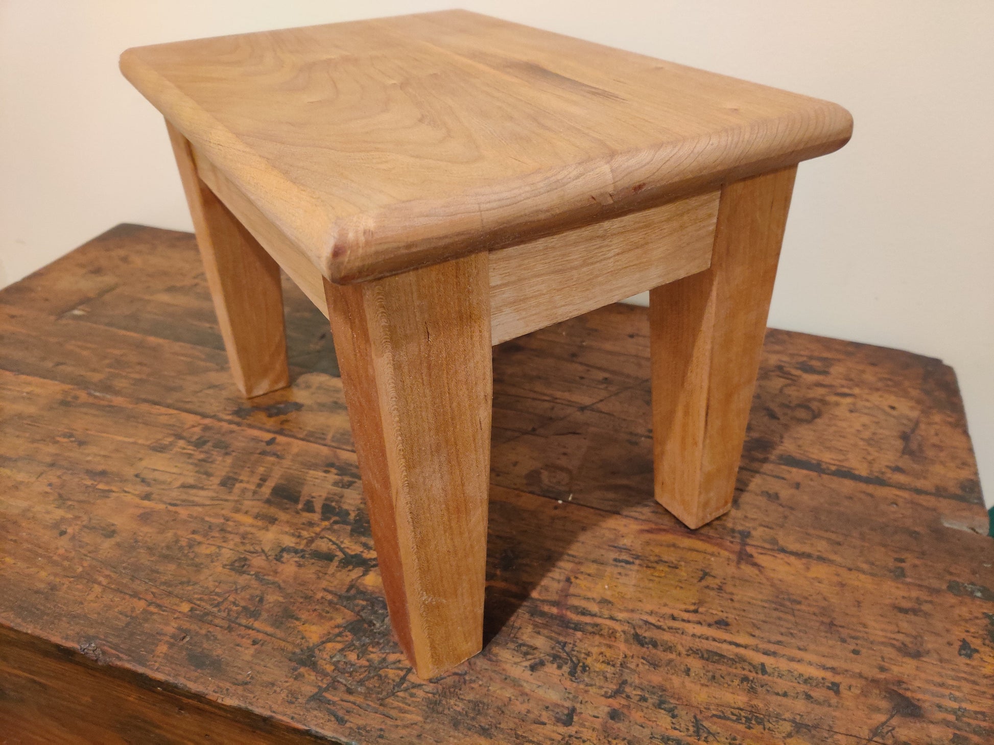 Handmade Cherry Stool-The Sawmill Shop