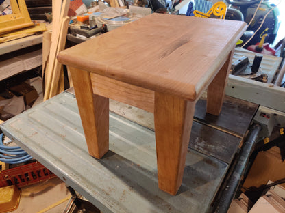 Handmade Cherry Stool-The Sawmill Shop