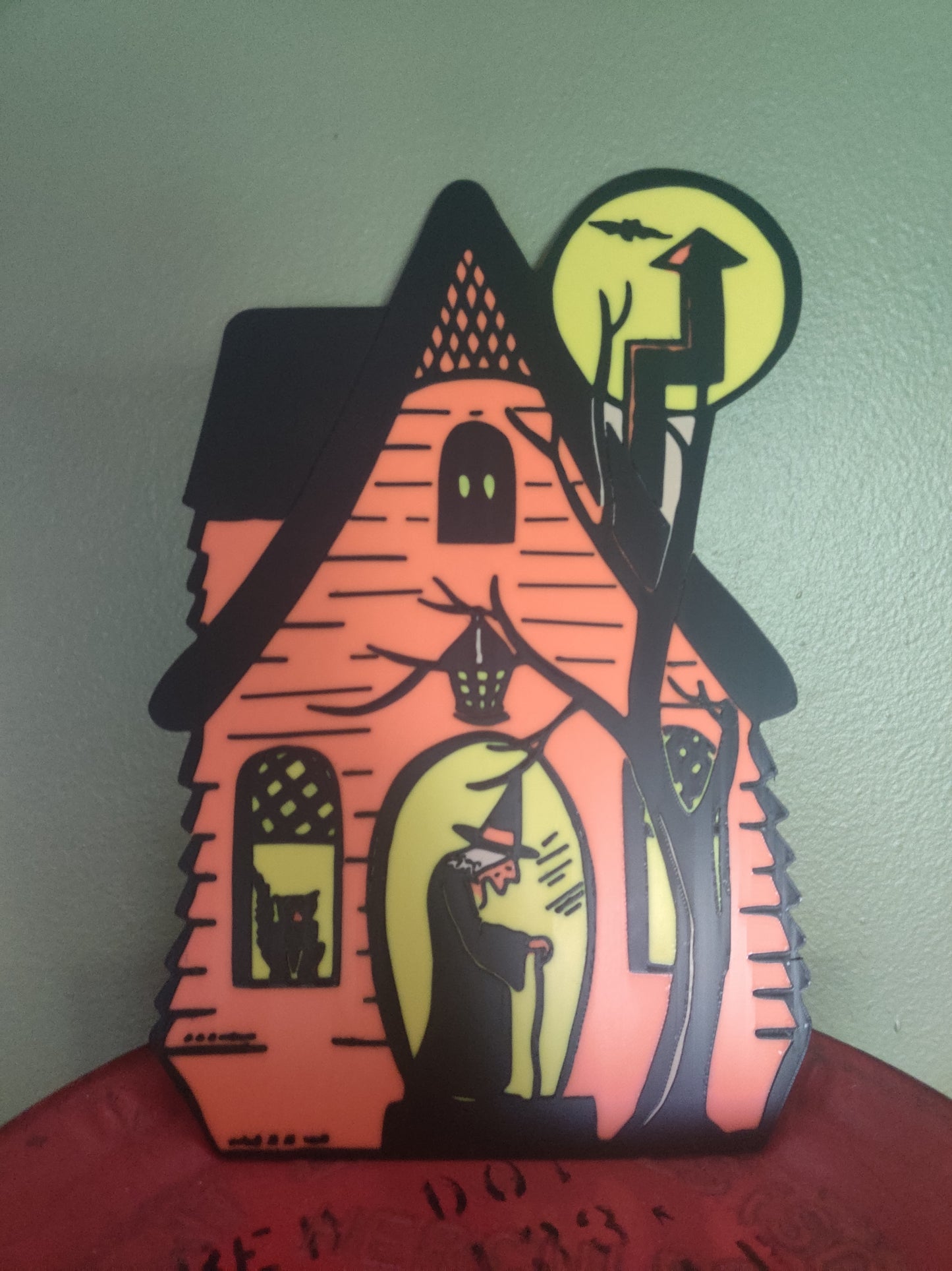 Haunted House 3D Printed Halloween Decor