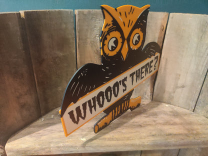 Who's There Owl Halloween 3D Printed Decor