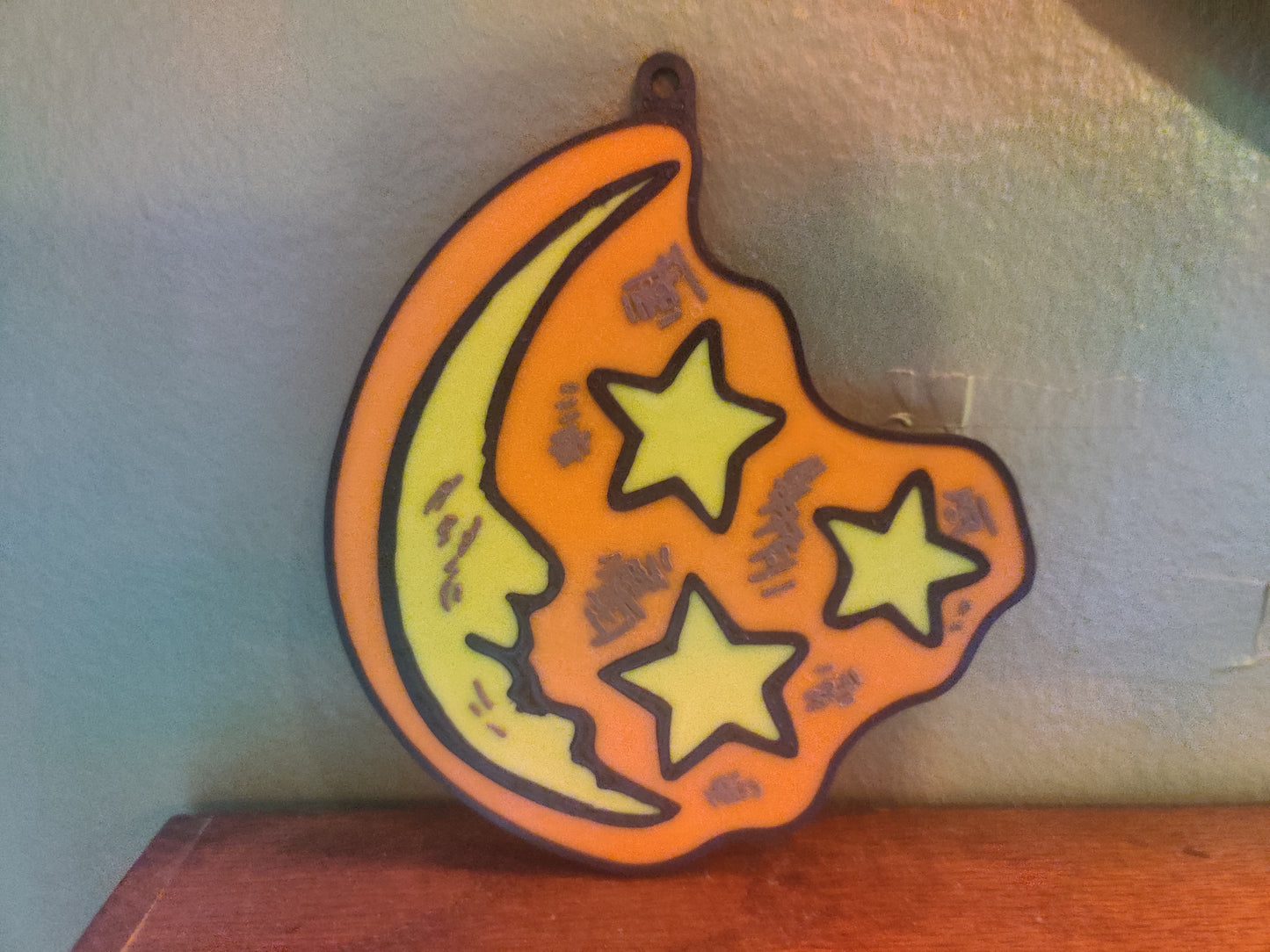 Halloween Moon and Stars 3D Printed Fall Decor