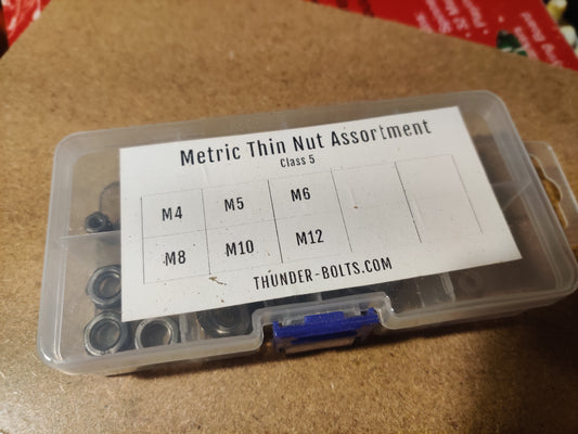 Thin Hex Nut Metric Assortment