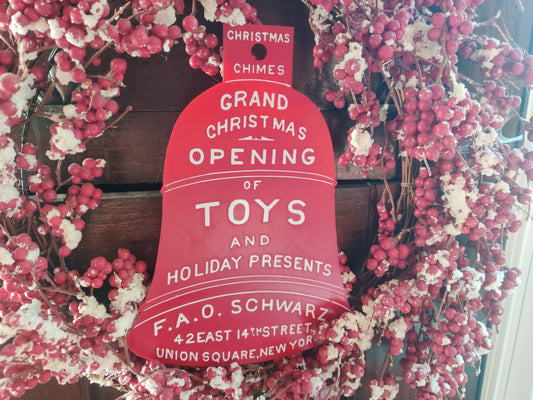 FAO Schwartz Grand Opening Christmas Toys Bell 3D Printed Christmas Decor