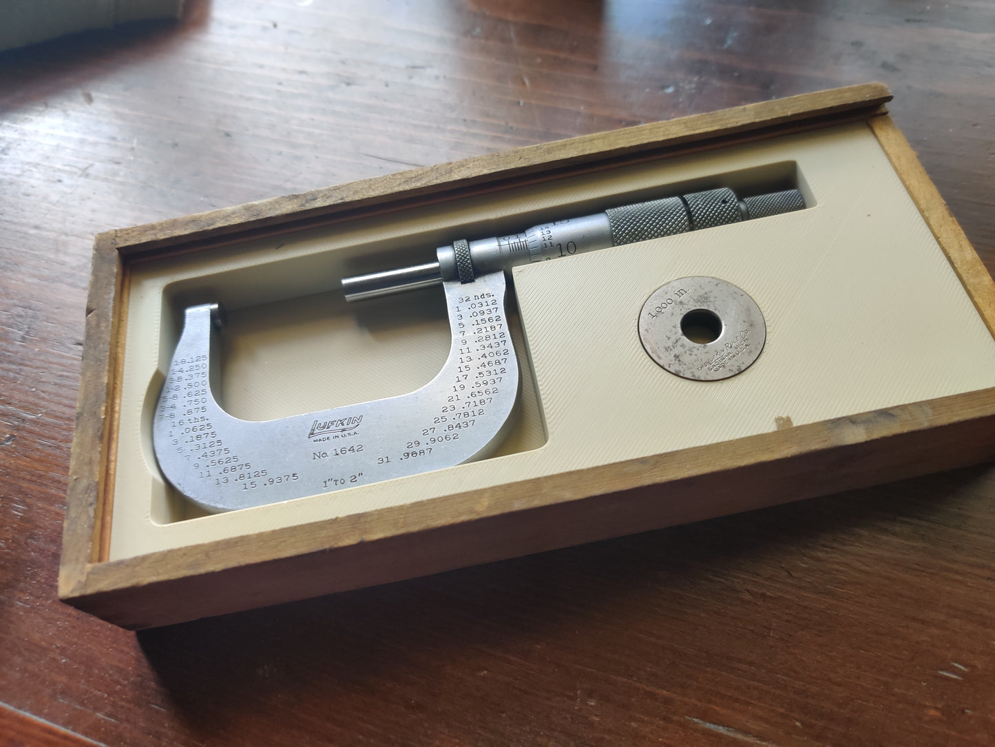 Lufkin 2in Micrometer Box Insert