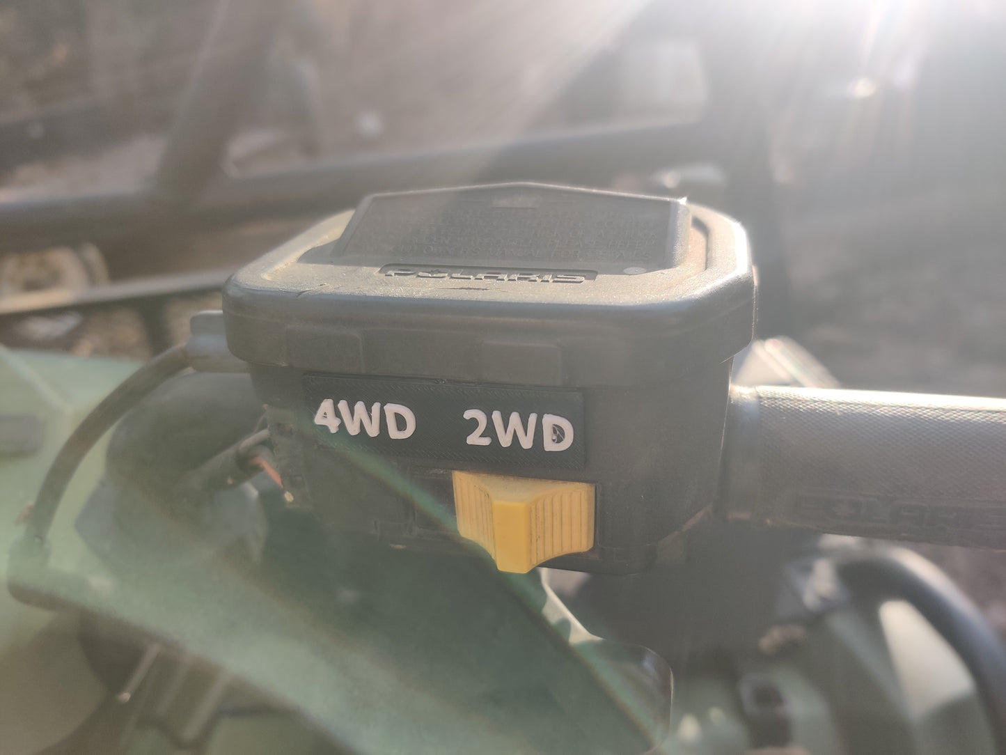 Polaris 4x4 Selector Switch Label