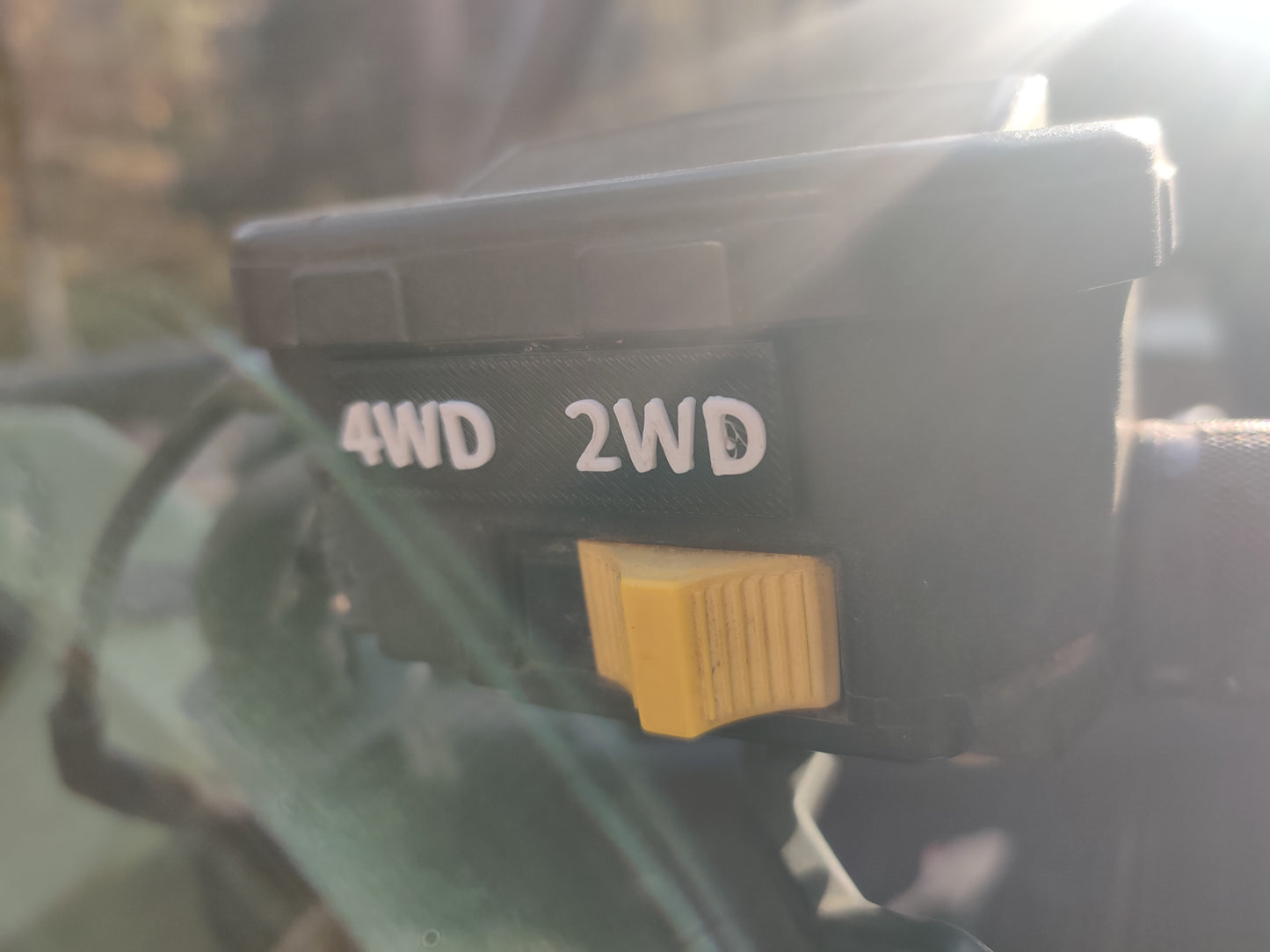 Polaris 4x4 Selector Switch Label