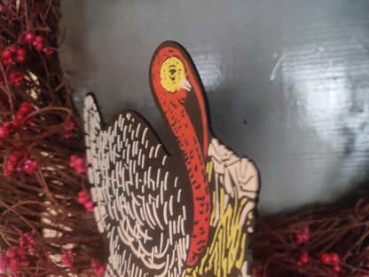 3D Printed Thanksgiving Turkey for centerpieces and wreaths