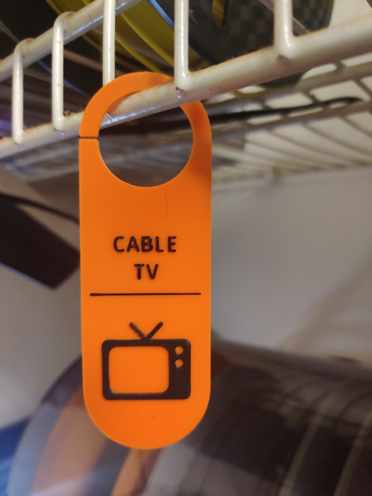 Qty 3 Cable TV Line Marker for Crawlspace or Basement