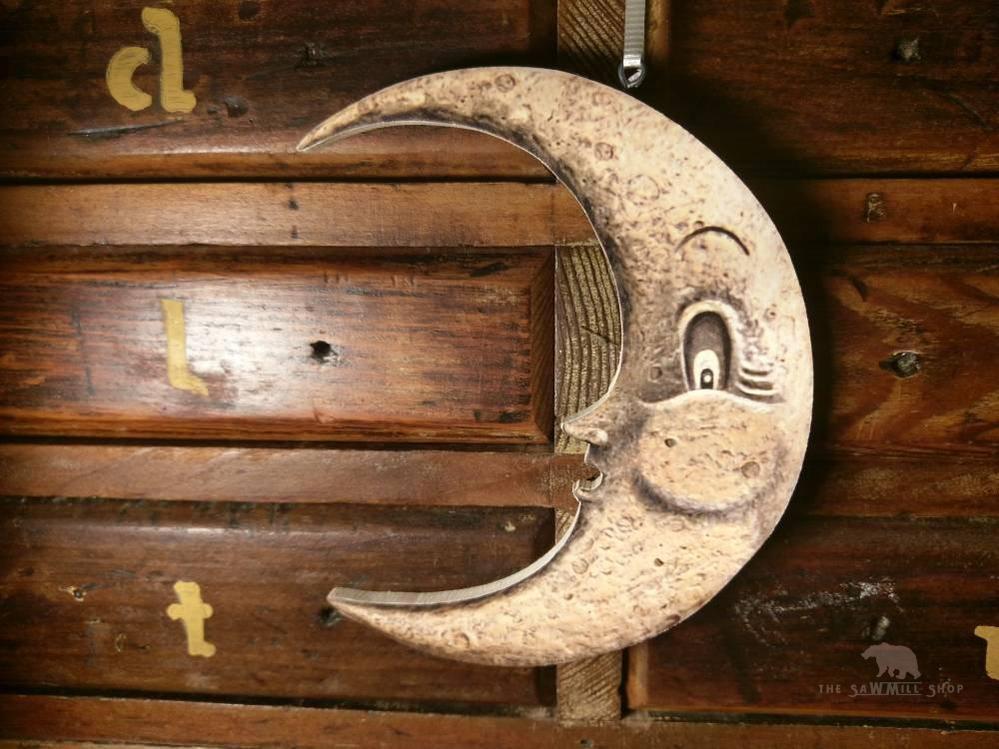 Johanna Parker Crescent Moon Artwork Wood Cutout-The Sawmill Shop