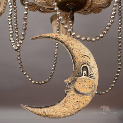 Johanna Parker Crescent Moon Artwork Wood Cutout-The Sawmill Shop