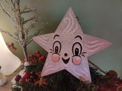 Johanna Parker New Year Star Wood Cutout Winter Decor