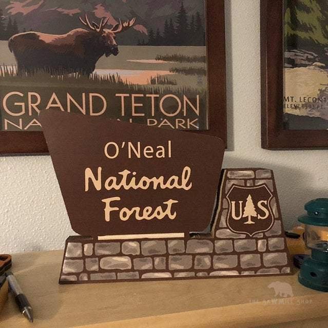 National Forest USDA Forest Service Sign Customizable-The Sawmill Shop