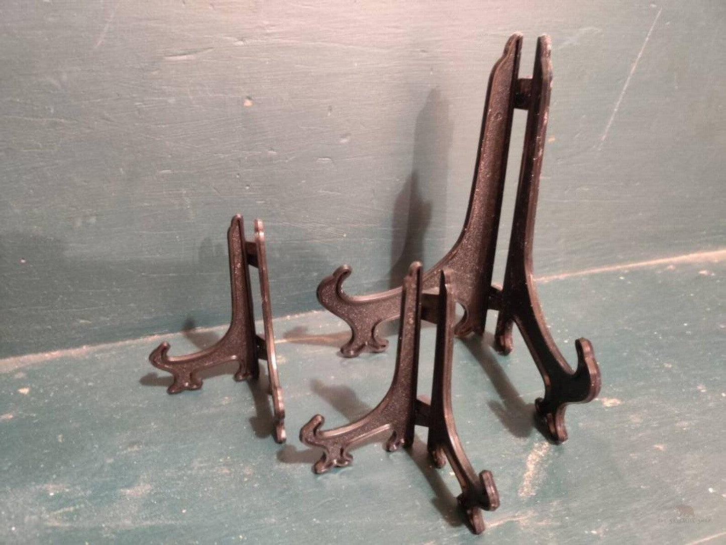 Plastic Easel Stand to make any wood cutout freestanding-The Sawmill Shop