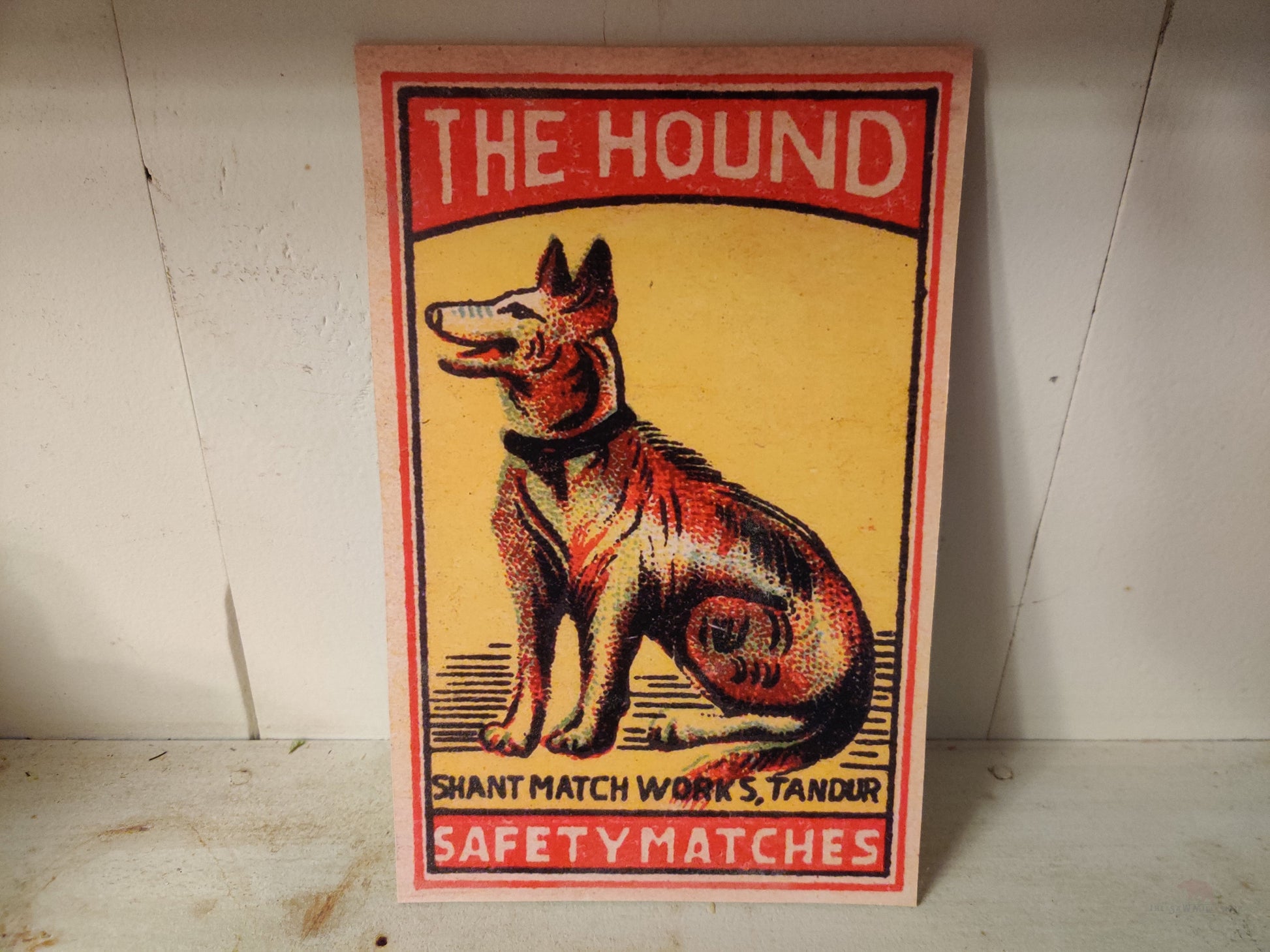 Retro Matchbook Box Wood Cutout-The Sawmill Shop