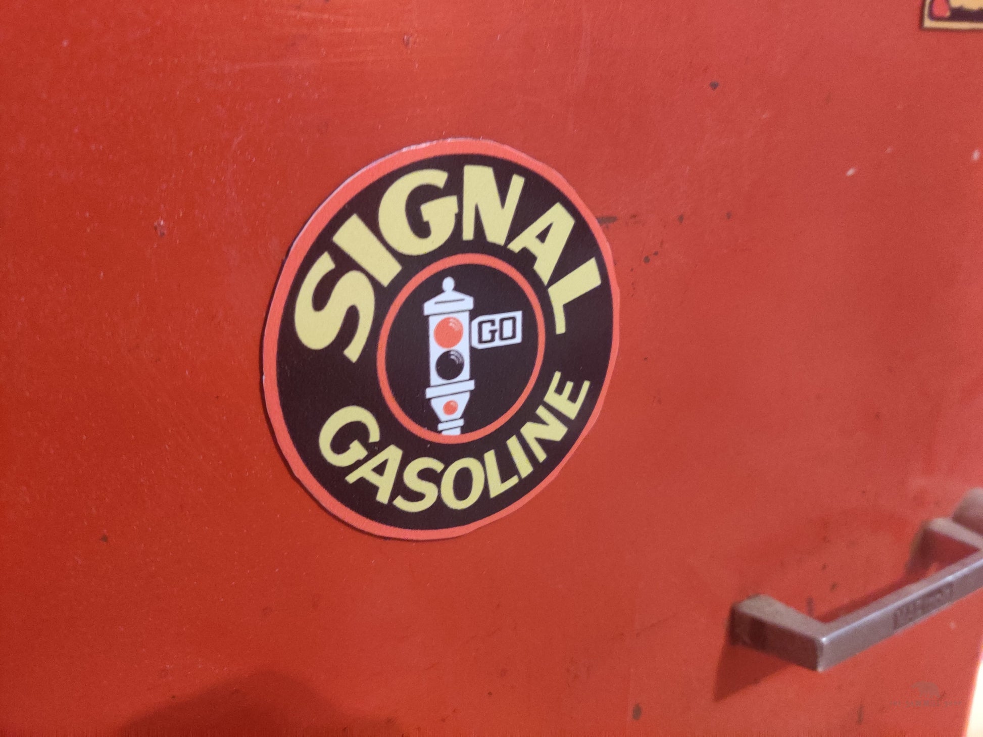 Signal Gasoline Magnet-The Sawmill Shop