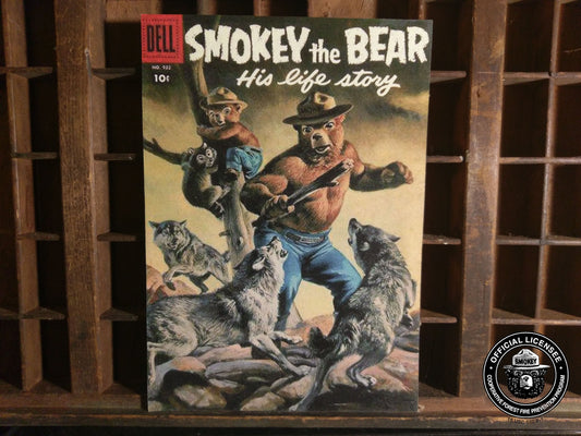 Smokey Bear Nature Stories Comic Wood Cutout-The Sawmill Shop