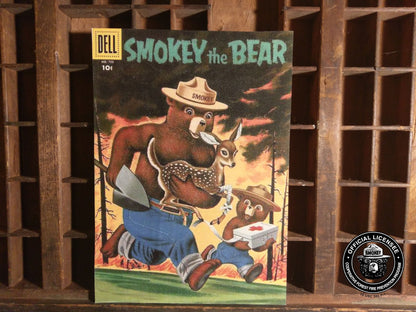 Smokey Bear Nature Stories Comic Wood Cutout-The Sawmill Shop