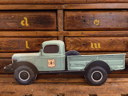 USDA Forest Service Truck Wood Cutout-The Sawmill Shop