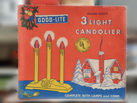 Good-Lite Candolier Christmas Lights Box Wood Cutout-The Sawmill Shop