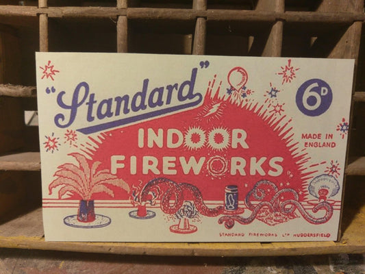 Standard Indoor Fireworks Fourth of July Vintage Artwork Wood Cutout-The Sawmill Shop
