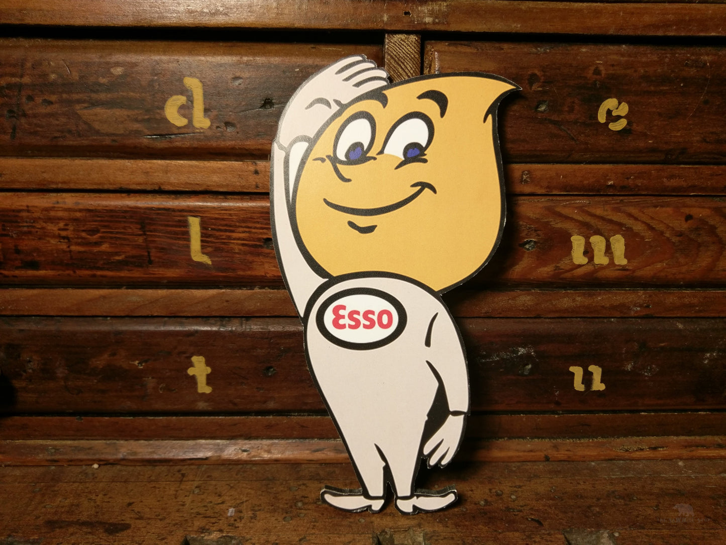 Esso Oil Drop Boy Reproduction Garage Sign-The Sawmill Shop