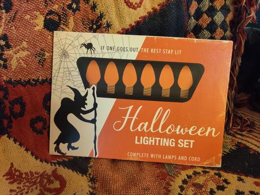 Halloween Lighting Set Wood Cutout