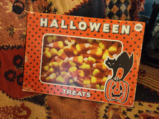 Halloween Treats Candy Corn Wood Cutout