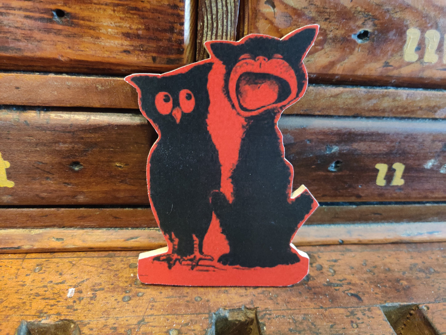 Red Halloween Wood Cutout Assortment-The Sawmill Shop