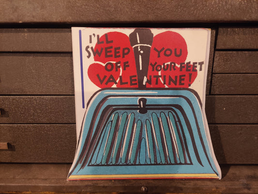 I'll Sweep You Off Your Feet Valentine Wood Cutout-The Sawmill Shop