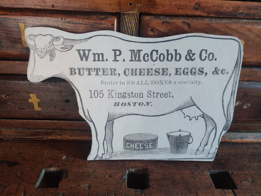 White Dairy Cow Wood Cutout-The Sawmill Shop