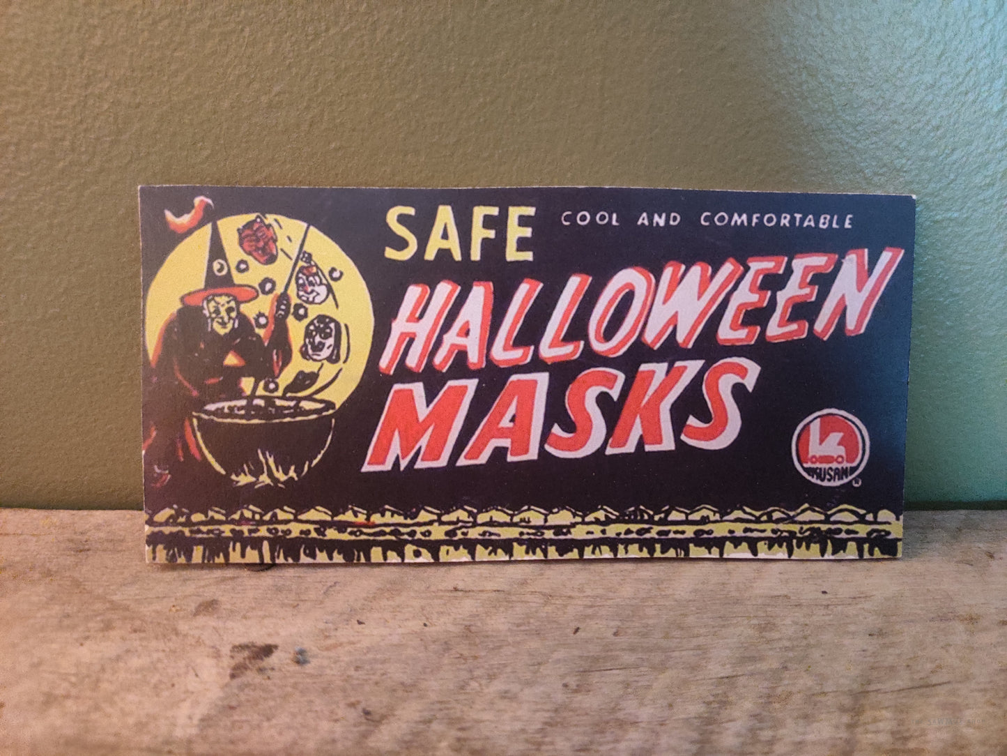 Safe Halloween Masks Wood Cutout-The Sawmill Shop