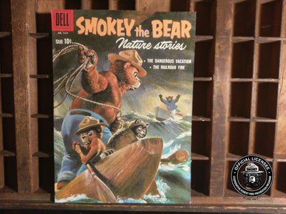 Smokey Bear Nature Stories Comic Wood Cutout-The Sawmill Shop