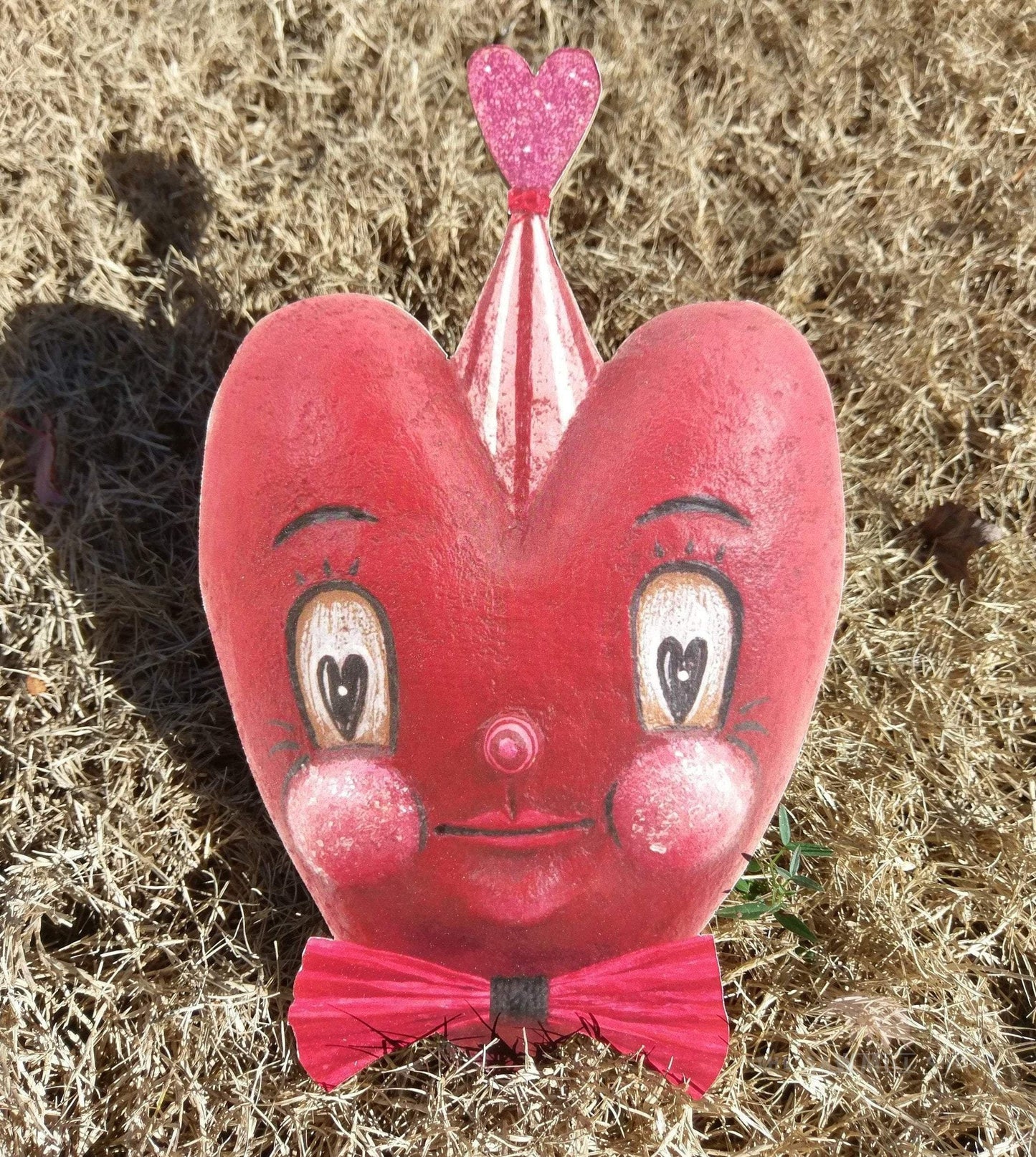 Johanna Parker Valentines Day Primitive Heart Wood Cutout-The Sawmill Shop