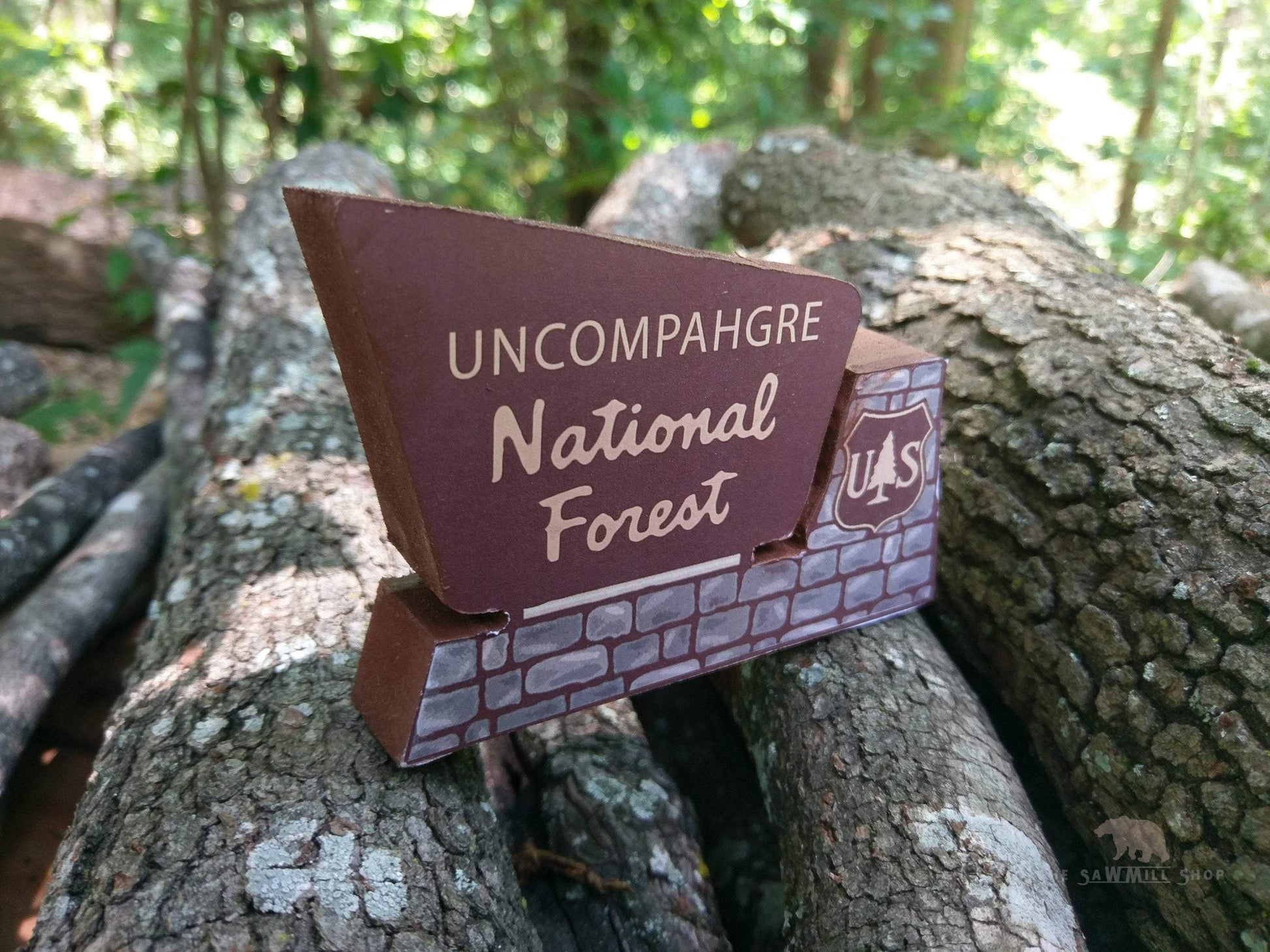National Forest USDA Forest Service Sign Customizable-The Sawmill Shop