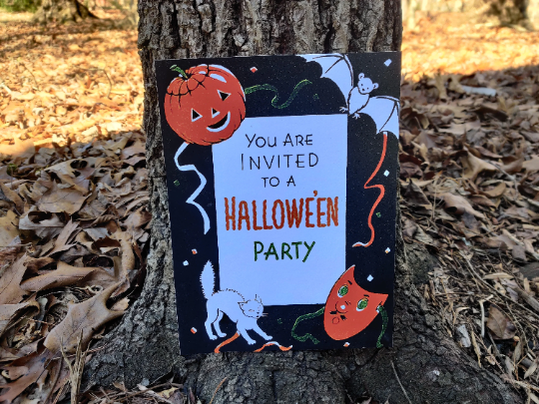You're Invited to a Halloween Party Wood Cutout-The Sawmill Shop